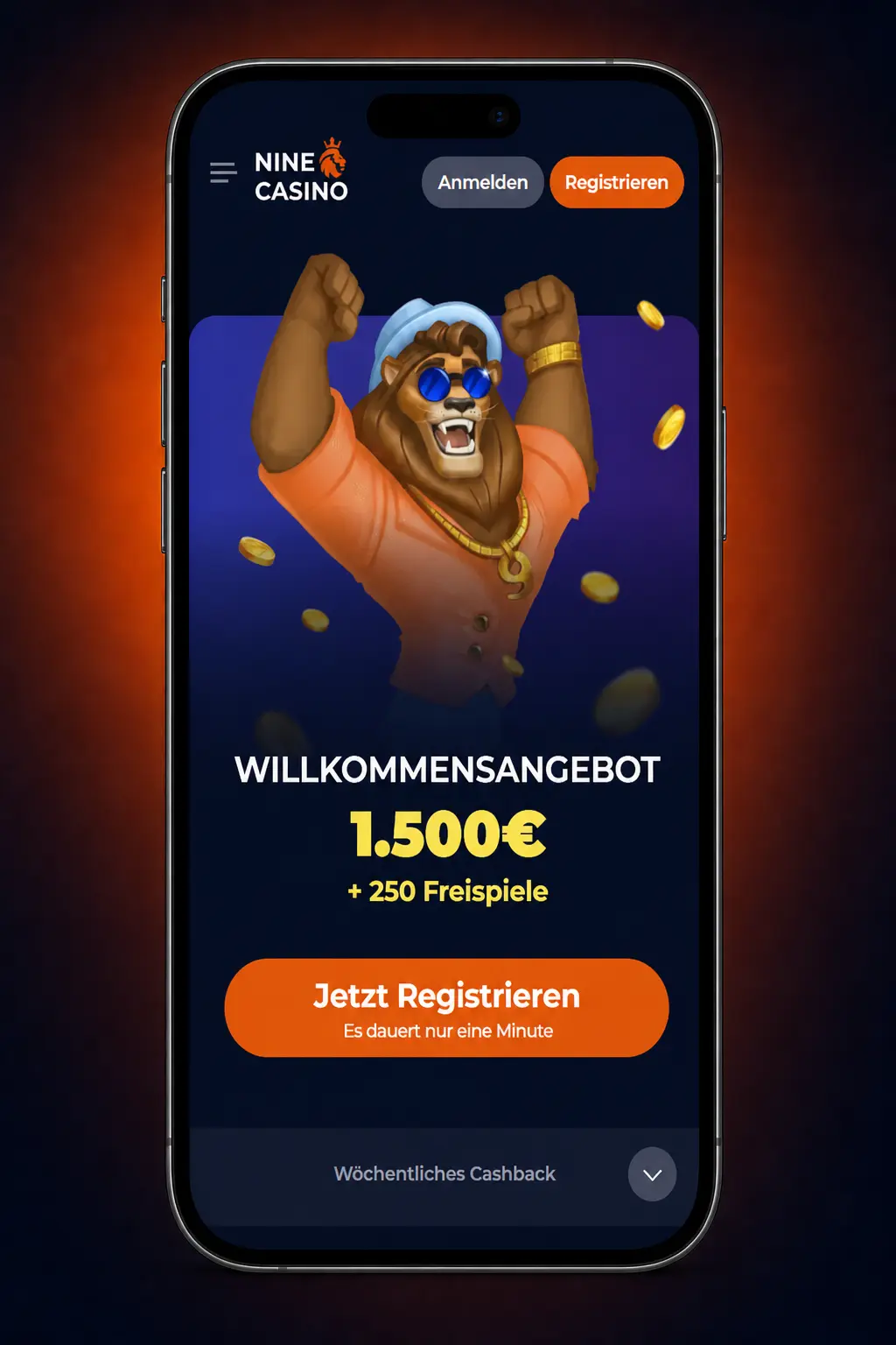 Nine Casino App für iOS mit Installationsschritten auf iPhone und iPad